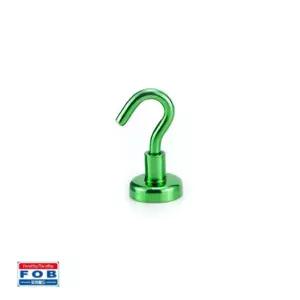 포비 칼라 고리자석 후크 네오디움 소형 초록 벌크형