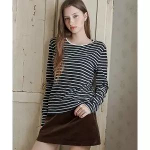 게스 GUESS 3color 네크 배색 스트라이프 긴팔티셔츠 OP3K5422 393755