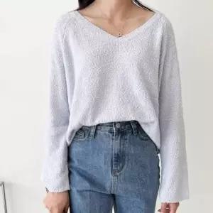 [옷은날개] 니트집업 브이넥니트 반팔니트 앙고라니트 여성여름니트 니트 브이넥 베이직