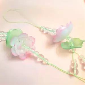 [텐바이텐]연꽃 비즈 키링 불교 악세사리 룸미러 차량 BB0325