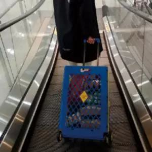 박스형 캐리어 접이식 핸드카 폴더 쇼핑 카트 특대