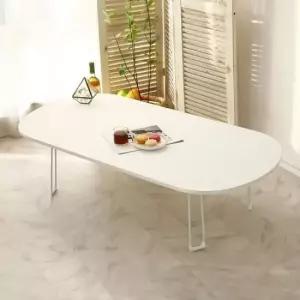 소파테이블 국산 타원형 접이식 소파 거실 테이블 1200x600mm