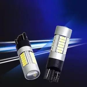 자동차튜닝 T10타입 12V전용 하이비젼 27발 화이트LED 1개 플렉시블 자동차튜브 자동차LED