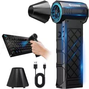 XJUGEZ 압축 공기 집진기 130000RPM 전기 4 기어 다이아몬드 디자인 미니 송풍기 휴대용 먼지 제트 PC