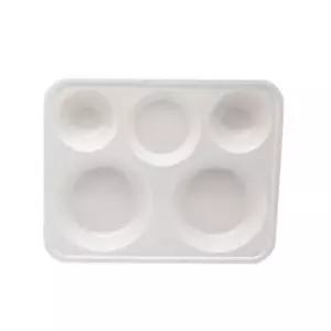 [하프클럽/브이와이]단체 급식 배식 급식판 나눔식판 크림 3호 3찬