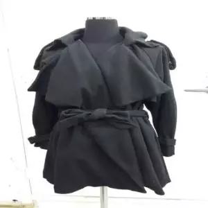 [SBD] 여성 오버핏 W121401 허리끈 모직자켓 하프코트 울코트