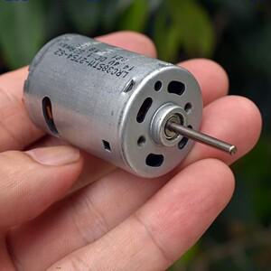 LRC385TM-2754 모터 DC 12V 14.4V 18V 18500RPM 전기 드릴용 냉각 구멍 고속 대형 토크 전면 볼 베어링