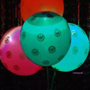 스마일 유아 용품 풍선 도트 3개 장식 학예회 유아용품jkl078