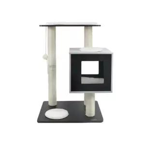 캣타워 S-4 고양이 놀이터 기둥스크레쳐 숨숨집 80cm 고양이하우스 고양이운동