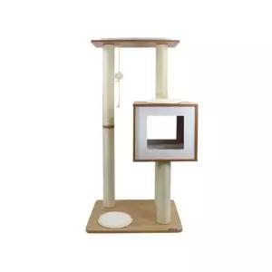 캣타워 M-3 고양이 놀이터 기둥스크레쳐 숨숨집 118cm 고양이하우스 고양이운동