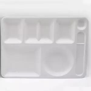 [하프클럽/브이와이]단체 급식 배식판 급식판 고급식판 크림색 4찬