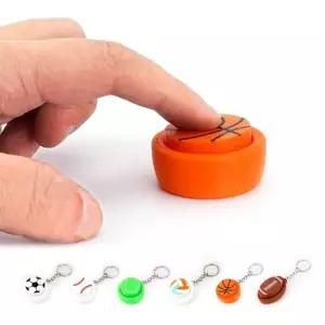 [텐바이텐]키캡 피젯토이 키링 야구공 축구공 농구공 테니스공 배구공 럭비공