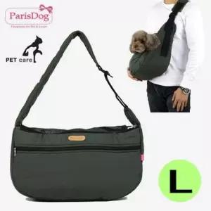 [반려] 강아지 라지 미니멀 라이프 카키 슬링백