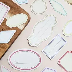 빈티지 라벨 스티커 프레임 다꾸스티커