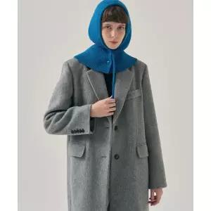 매장정품 DRAW FIT 드로우핏 DRAWFIT WOMEN 울 니트 버튼 바라클라바 [CLASSIC BLUE] DFWMAC3404CLBL 13691