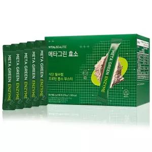 바이탈뷰티 메타그린 효소 3gx 90포 대용량 (프로틴 단백질 흡수 도움)
