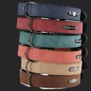 [반려] 강아지목걸이 57 반려견목벨트 가죽라벨애견목걸이 2.5cm x