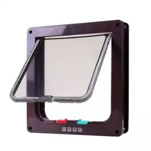 [반려] 애견 강아지 펫도어 출입문 베란다 고양이 블랙 L