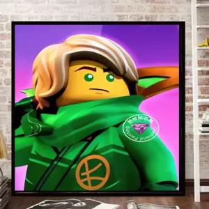 닌자고 보석십자수 보석 비즈 장식 제작 수공예 캔버스 공예 만들기 어린이