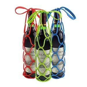 [콩심팥심]실리콘 와인 바구니 냄비받침 겸용 인쇄가능 DD-12297