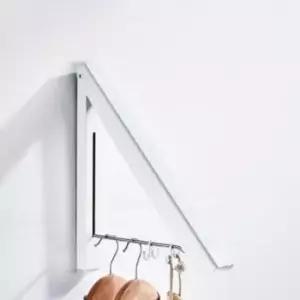[JED] 공간활용접이식벽걸이행거폴딩벽옷걸이화이트
