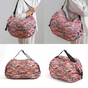 [문구/오피스] 장바구니가방 2way 핑크 시장가방 접이식시장가방 50x35cm 대용량