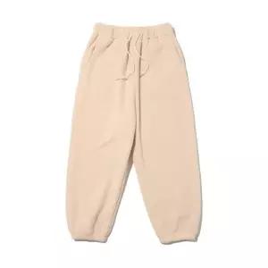 [로아드로아]코지베어 뽀글이 플리스 조거 팬츠 (아이보리)