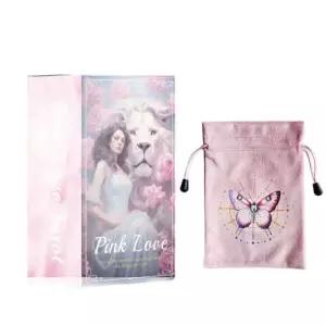 러브 타로카드 핑크 연애 유니버셜 웨이트 귀여운 점술 운세 카드게임 세트