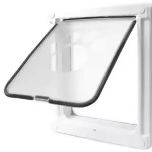 [반려] 고양이 강아지 안전문 와이드 펫도어 스윙 양방향 방묘문