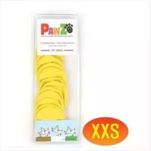 [반려] 라텍스 포우즈 천연 XXS 애견신발-노랑