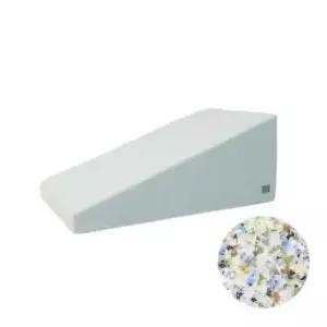 [반려] 애견 1P 삼각 스텝 그레이 마블 계단 강아지 대형