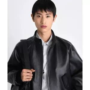 LABELARCHIVE Paz 90’s cow leather blouson black 2072508