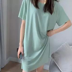 냉감 스판 원피스 잠옷 홈웨어 냉장고 여름 파자마 냉장고치마