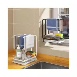 2단 물빠짐 행주 수세미 루미나D 걸이대 건조대 거치대