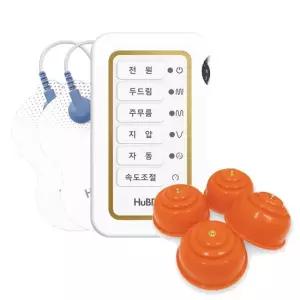 휴비딕 저주파 마사지기 자극기 국내 의료기기 HLM-300 +부항흡착패드 세트