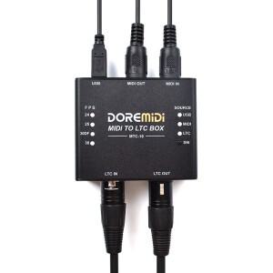 MIDI To LTC Box는 시간 코드 및 SMPTE 변환 장치로 설계되었으며 오디오 조명의 동기화합니다.