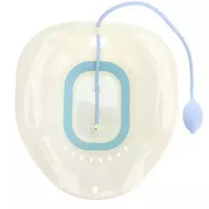 플라스틱 치항 좌욕 블루 가정용 좌훈기 앉는 의자+좌욕기+수동 쪼그려 대