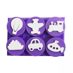 탈것배우기 교통법규 어린이 학습용 스탬프 유아 방과후 키즈 상상력 EQ 색깔놀이 IQ