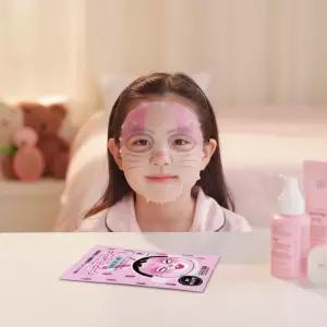 캔디걸 마스크 팩 어린이 수분팩 시트 수딩케어 어린이용 보습 (토끼 2개)