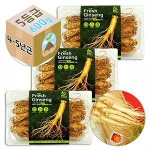 GS-F 4-5년근 고려 인삼 생 수삼 5호 가정용 1800g