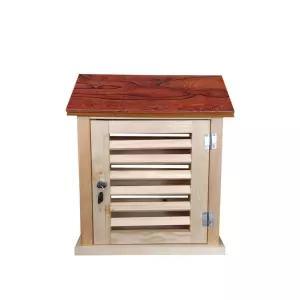 백엽상 나무 루버박스 기온측정 우드 측정 학교 온도계 과학 교구 온도 온습도 야외 실습