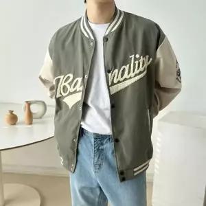 남성 캐주얼 간절기 바시티 점퍼 ON-JUA-QWFN16A6