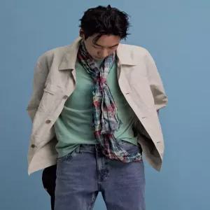 헤지스 남성 26SS [클래식] 베이지 헤지로우 워크자켓 HZJU6B401I1