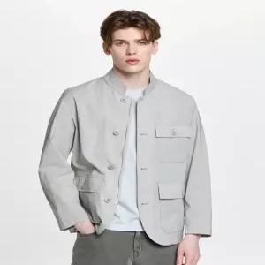 헤지스 남성 26SS [MI6] 그레이 유틸리티 자켓 HZJU6B562G1