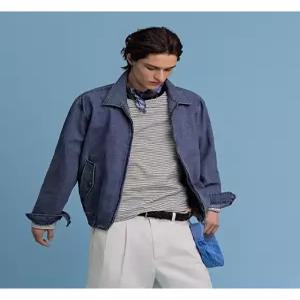 헤지스 남성 26SS [클래식] 킹스턴 데님 스윙탑 HZJU6B404B2