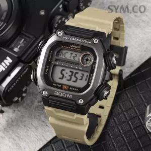 카시오 DW-291HX-5A 군인 군용 롱밴드 디지털 스포츠 남자 우레탄 시계 d3