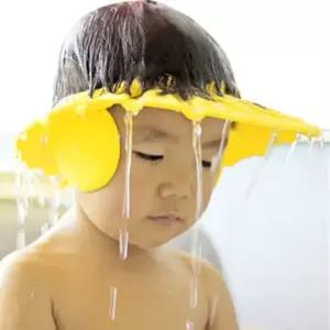 잔솔 아기 샴푸캡 샤워캡 목욕 모자 유아 헤어 귀마개