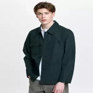헤지스 남성 26SS [클래식] 그린 헤지로우 워크자켓 HZJU6B401E2