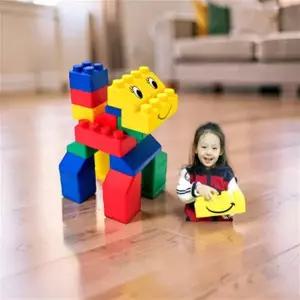 빨대 블럭 놀이 장난감 종이 벽돌 스펀지 아기 어린이 빅블럭