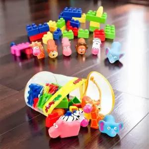 빨대 블럭 놀이 장난감 종이 벽돌 스펀지 아기 어린이 애니멀